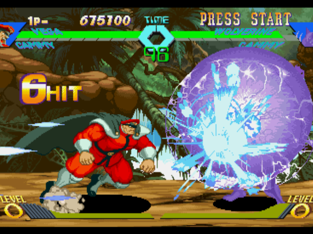 X-Men vs. Street Fighter screenshot 3 for Sega Saturn